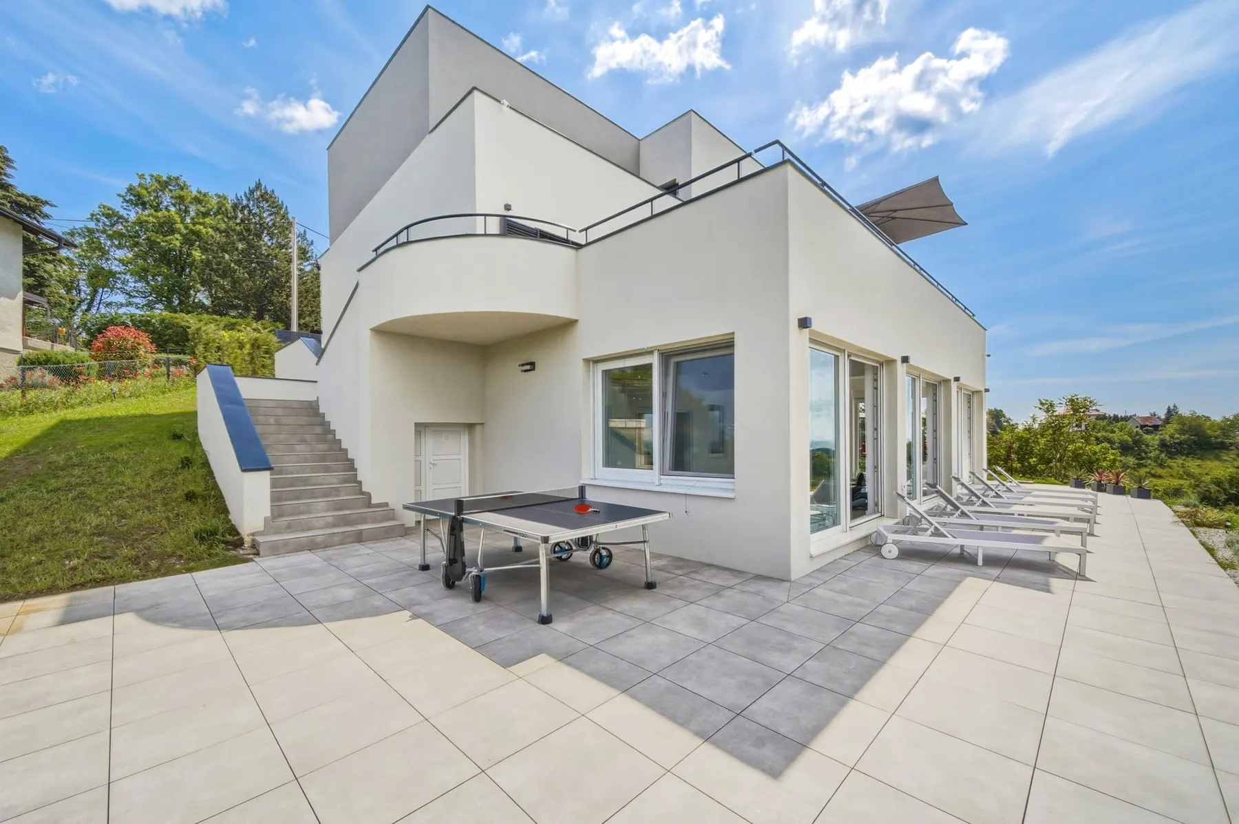 Professional table tennis at Villa Medvednica
